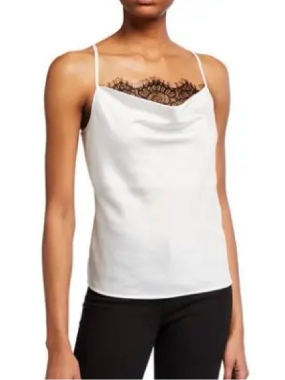 Laundry By Shelli Segal LA Silk Cowl Neck Camisole